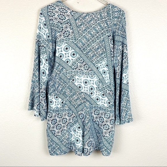 L*space Aubrey Romper Patchwork Boho Print Size S - Picture 4 of 15